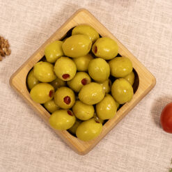 Biberli Yeşil Zeytin 1 KG